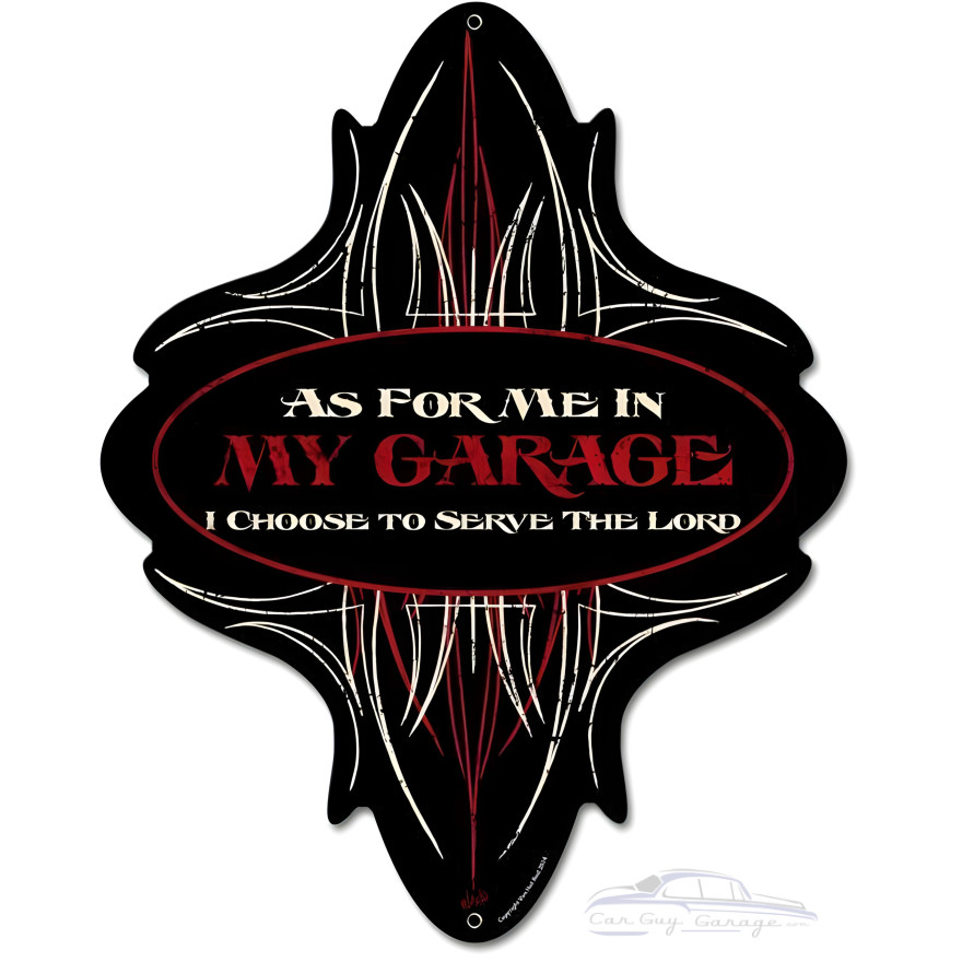 In My Garage Metal Sign - 14" x 19"