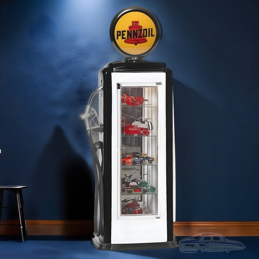Pennzoil Tokheim 39 Display Case Gas Pump Pennzoil Tokheim 39 Display Case Gas Pump