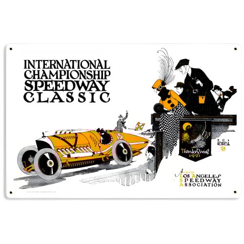 International Classic Metal Sign - 18" x 12"