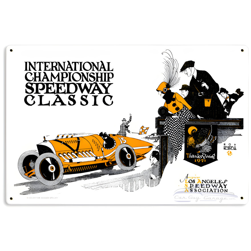 International Classic Metal Sign - 18" x 12"