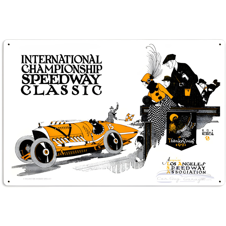 International Classic Metal Sign - 24" x 16"