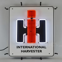 International Harvester IH Logo Neon Sign - 22" x 24"
