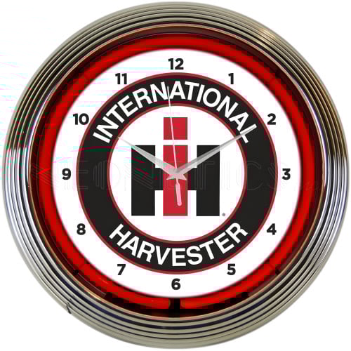International Harvester Neon Clock