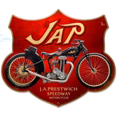 Jap Motorcycle Sign - 17" x 15"