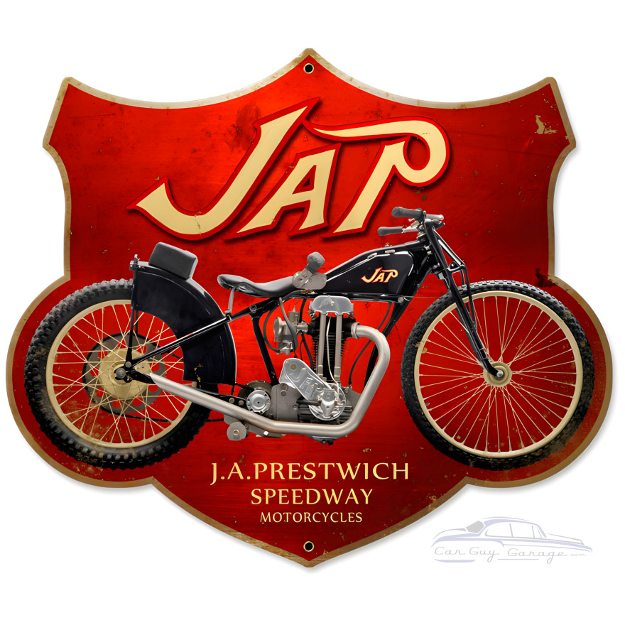 Jap Motorcycle Sign - 17" x 15"