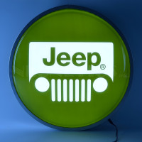 Jeep LED Wall Sign - 15" Round