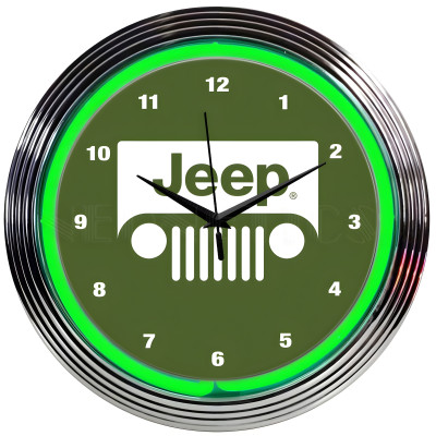 Jeep Neon Clock