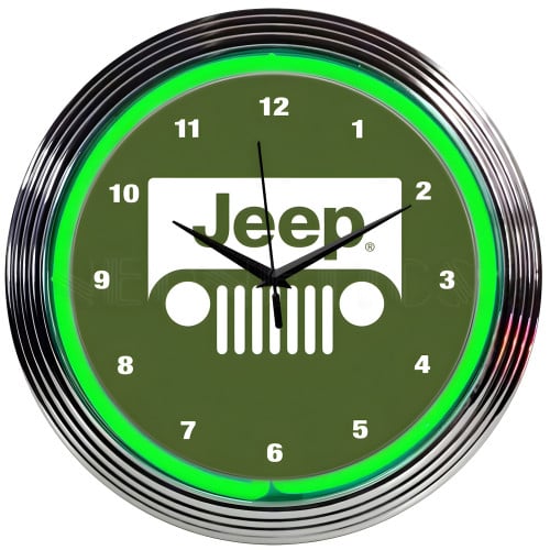 Jeep Neon Clock