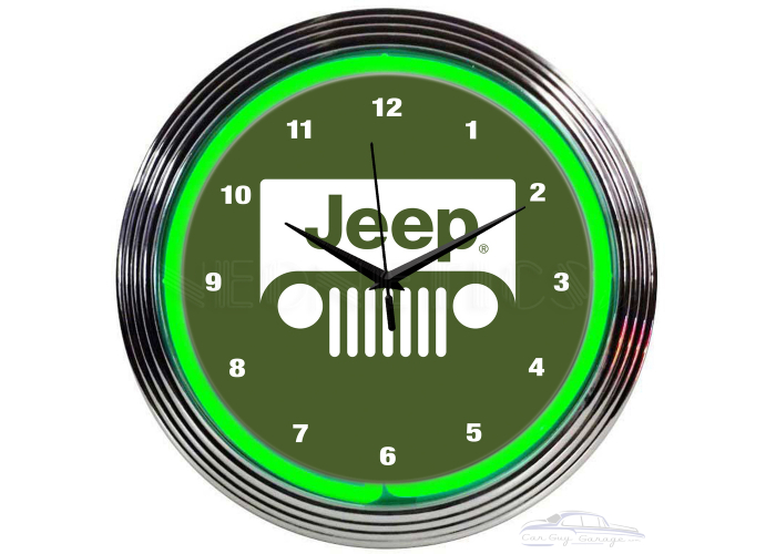 Jeep Neon Clock