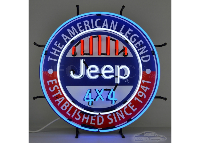 Jeep 4x4 The American Legend Neon Sign