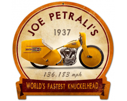 Joe Petrali Sign - 15" x 16"