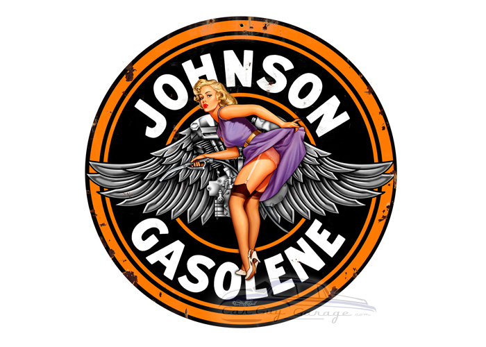 Johnson Gas Metal Sign