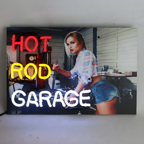 Hot Rod Garage Neon Sign