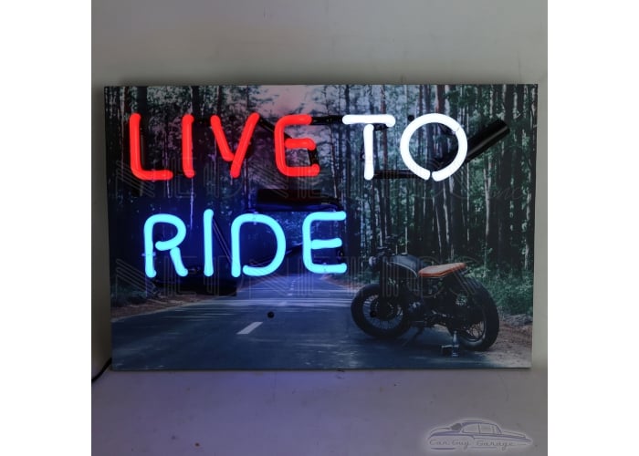 Junior Live To Ride Neon Sign