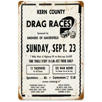 Kern County Metal Sign - 18" x 12"