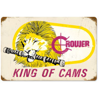 King of Cams Metal Sign - 18" x 12"