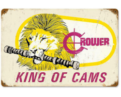 King of Cams Metal Sign - 18" x 12"