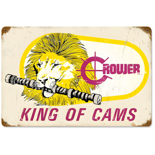 King of Cams Metal Sign - 18" x 12"