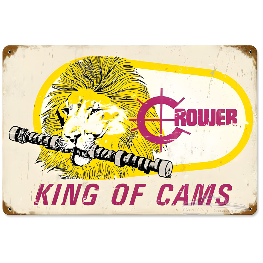 King of Cams Metal Sign - 18" x 12"