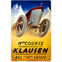 Klausen Suisse Metal Sign - 16" x 24"