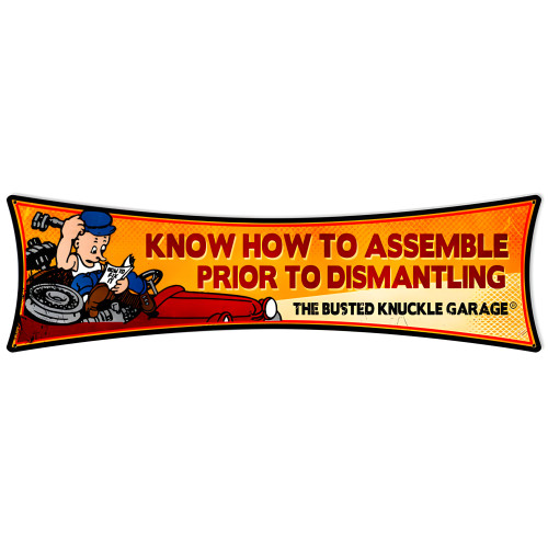 Know How to Assemble Sign - 22" x 6"
