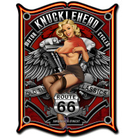 Knucklehead Metal Sign - 14" x 19"