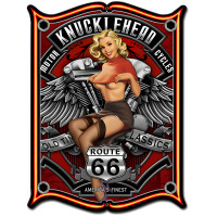 Knucklehead Metal Sign - 18" x 24"