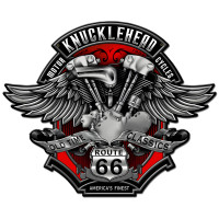 Knuckle Metal Sign - 14" x 12"