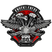 Knuckle Metal Sign - 18" x 15"
