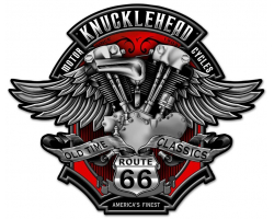Knuckle Metal Sign - 30" x 24"