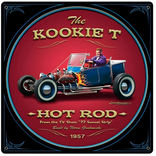 Kookie T Metal Sign - 12" x 12"