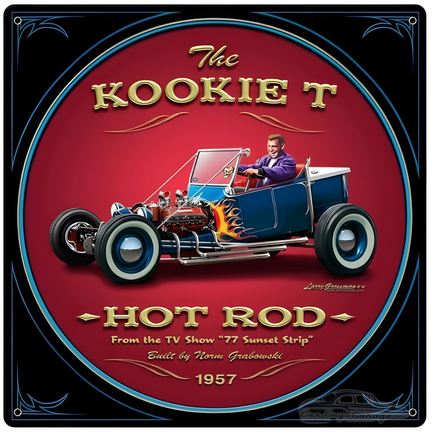 Kookie T Metal Sign - 12" x 12"
