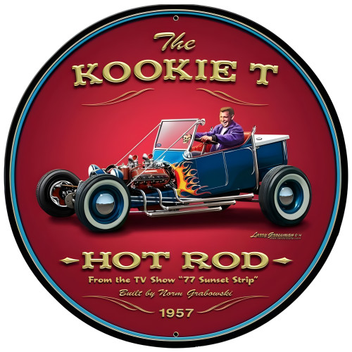 Kookie T Metal Sign - 28" Round