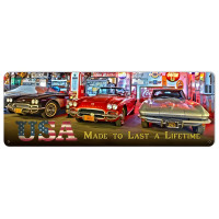 Kramer JC USA Metal Sign - 43" x 15"
