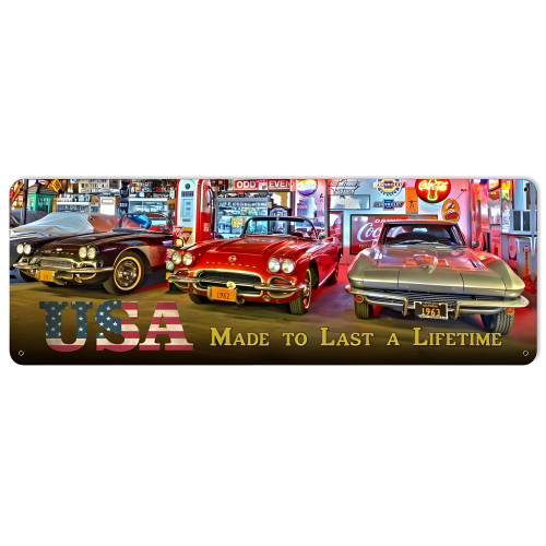 Kramer JC USA Metal Sign - 43" x 15"