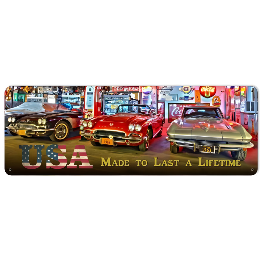 Kramer JC USA Metal Sign - 43" x 15"
