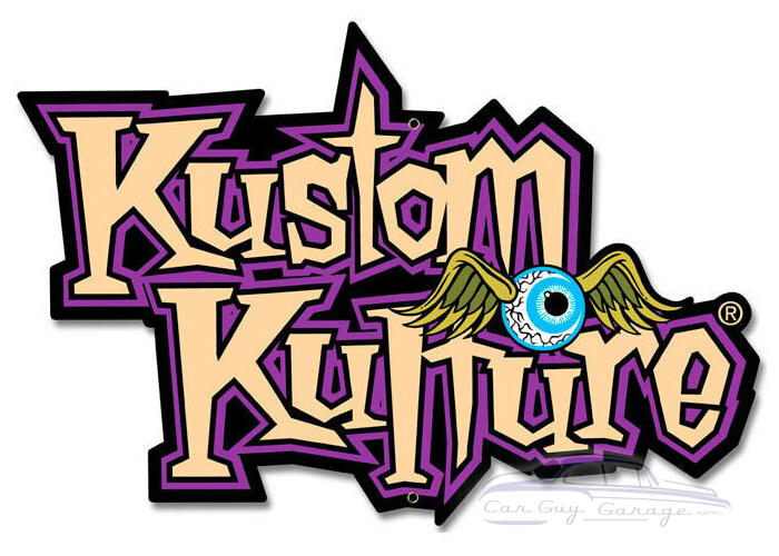 Kustom Kulture Metal Sign - 18" x 12"