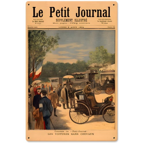 La Petite Journal Metal Sign - 12" x 18"