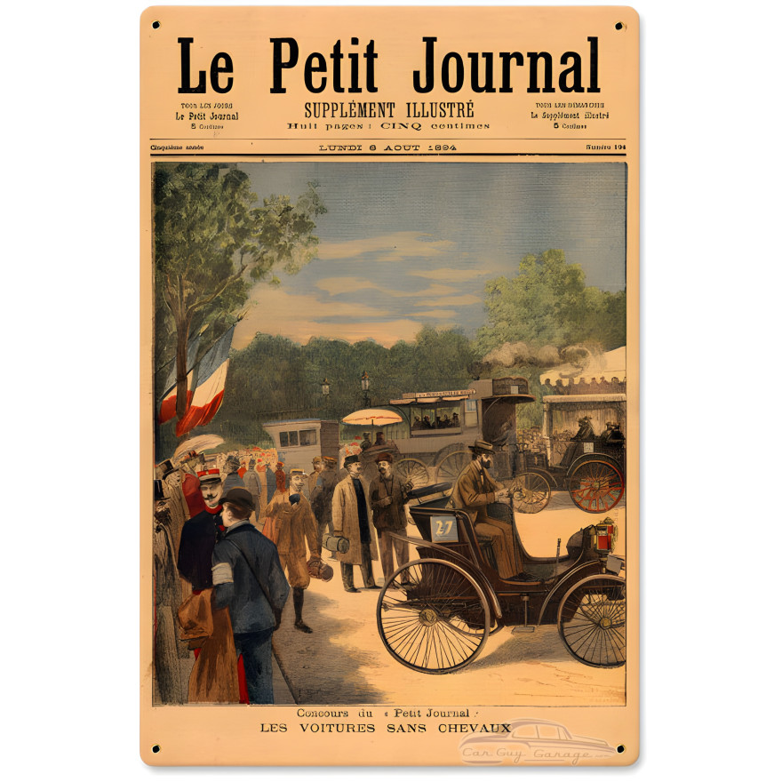 La Petite Journal Metal Sign - 12" x 18"