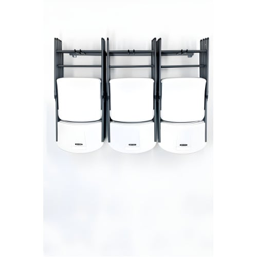 Folding Chair Storage Rack holds up to 15 Chairs