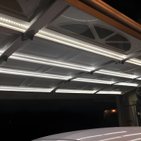Garage Door LED Light Kit for Sectional Doors - 14,400 Lumen