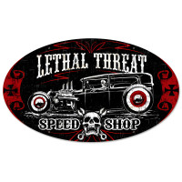 Lethal Speedshop Metal Sign - 24" x 14"