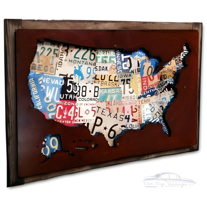 License Plate Cutout Sign - 24" x 16"