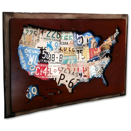 License Plate Cutout Sign - 18" x 12"