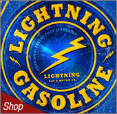 Lightning Gasoline Signs