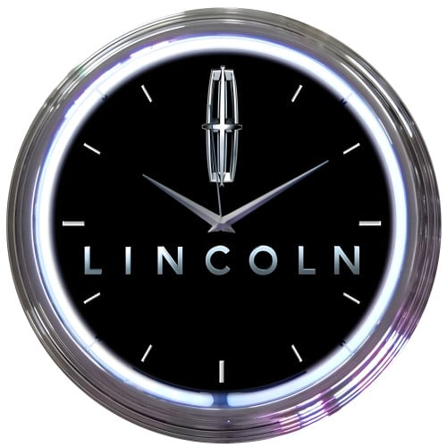 Lincoln Neon Clock