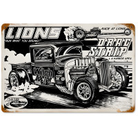 Lions Witch Doctor Metal Sign - 18" x 12"