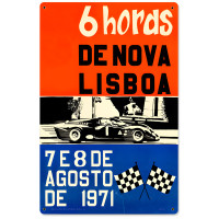 Lisboa Metal Sign - 12" x 18"