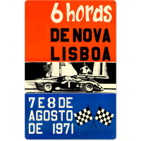 Lisboa Metal Sign - 16" x 24"