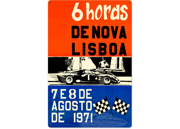 Lisboa Metal Sign - 16" x 24"